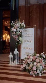 A moment she’ll remember forever ✨
Designed with love, details, and a whole lot of magic for our beautiful bride 🤍  Decor and design @zohadecorr 
Welcome sign @inspiredbyayesha 
Dry ice @moments.illuminated 
Floor wrap @btownprintstudio 
Venue @luxeconventioncentre  #WeddingDecor #LuxuryWeddings #TorontoEvents #BridalDreams